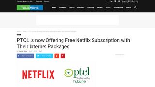 
                            12. PTCL is now Offering Free Netflix Subscription with Their ...