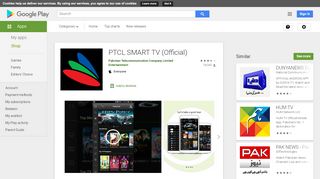 
                            9. PTCL SMART TV (Official) - Apps on Google Play