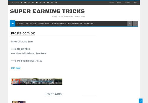 
                            12. Ptc.lte.com.pk - Super Earning Tricks
