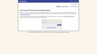 
                            10. PTE Score Reports Log In - Pearson VUE