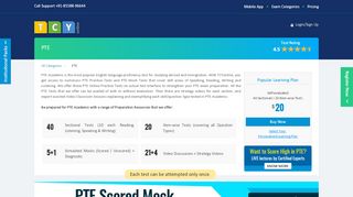 
                            11. PTE Test : PTE Academic Practice Tests & Sample Papers