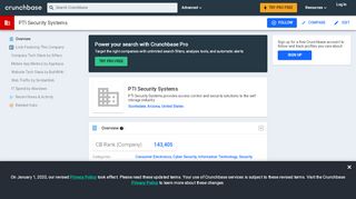 
                            8. PTI Security Systems | Crunchbase