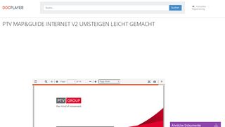 
                            13. ptv map&guide internet v2 umsteigen leicht gemacht - DocPlayer.org