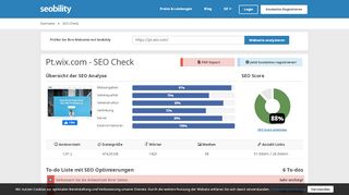 
                            9. pt.wix.com | SEO Bewertung | Seobility.net