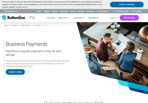 
                            4. PTX - Cloud Payment Solution for Bacs Direct Credit & Debit