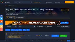 
                            4. PUBG Mobile Account for Sale | PlayerAuctions