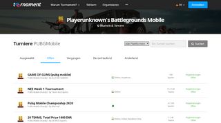 
                            13. PUBG Mobile - Toornament