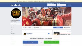 
                            4. PUBG MOBILE - Trang chủ | Facebook