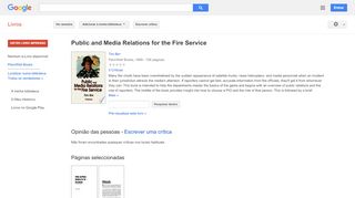 
                            10. Public and Media Relations for the Fire Service