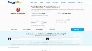 
                            6. Public Bank BAE Personal Financing-i Personal Loan - For ...