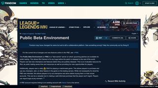 
                            12. Public Beta Environment | League of Legends Wiki | FANDOM ...