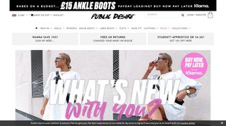 
                            3. Public Desire: Women's Fashion Boots, Shoes & Footwear - Shop Online