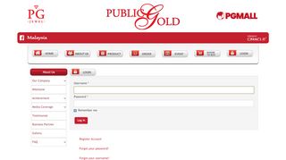 
                            11. Public Gold Malaysia - Login