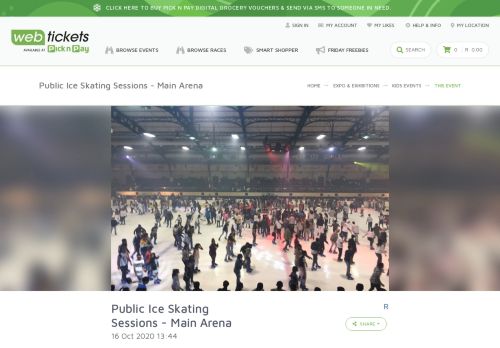 
                            13. Public Ice Skating Sessions - Main Arena Official Tickets - Webtickets