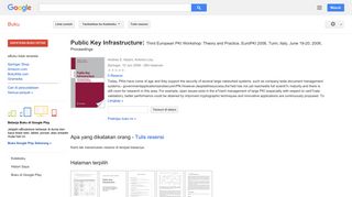 
                            9. Public Key Infrastructure: Third European PKI Workshop: Theory and ...