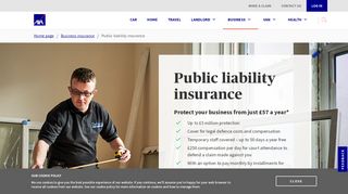 
                            3. Public Liability Insurance from AXA Business Insurance