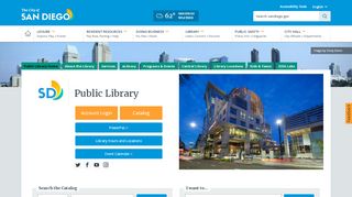 
                            10. Public Library | City of San Diego Official Website