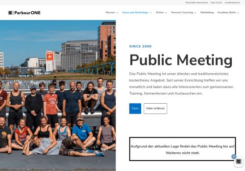 
                            12. Public Meeting - ParkourONE – Parkour Coaching, ParkourPark ...