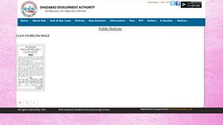 
                            2. Public Notice(s) - GDA | Ghaziabad Development Authority