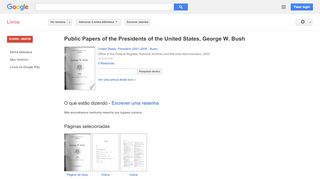 
                            9. Public Papers of the Presidents of the United States, George W. Bush