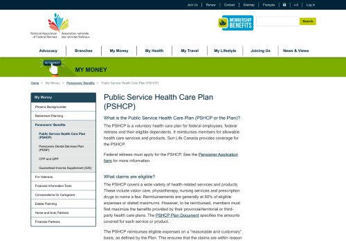 
                            3. Public Service Health Care Plan (PSHCP)