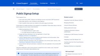 
                            8. Public Signup Setup - Atlassian Documentation