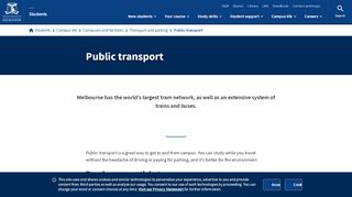 
                            7. Public Transport Concessions - ask.unimelb Home - University of ...