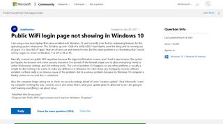
                            11. Public WiFi login screens won't load on Windows 10 laptop ...