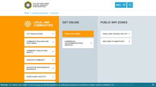 
                            11. Public WiFi Zones - City of Cape Town