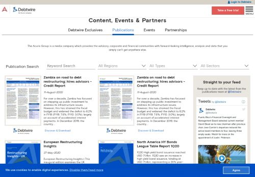 
                            6. Publications | Debtwire