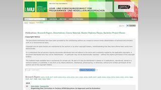 
                            9. Publications - Teaching and Research Unit ... - pms.ifi.lmu.de