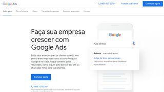 
                            3. Publicidade on-line simplificada | AdWords Express – Google