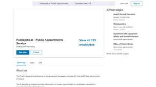 
                            9. Publicjobs.ie - Public Appointments Service | LinkedIn