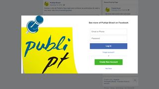 
                            7. Publipt Brasil - Acesse o site da Publipt e faça login... | Facebook