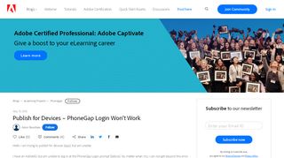 
                            6. Publish for Devices - PhoneGap Login Won't Work - Adobe eLearning ...