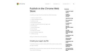 
                            11. Publish in the Chrome Web Store - Google Chrome