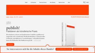 
                            5. publish! Publizieren als künstlerische Praxis - Band 256-2018 ...