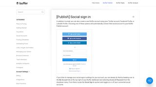 
                            8. [Publish] Social sign in - Buffer FAQ