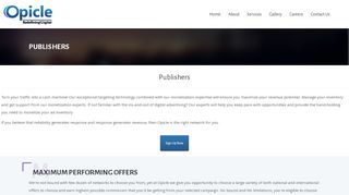 
                            8. Publisher Sign Up | Earn Money Online Through Opicle ...