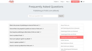 
                            12. Publishing At Pothi.Com (Ebook) Faqs