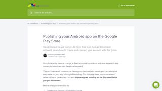 
                            5. Publishing your Android app on the Google Play Store | ...