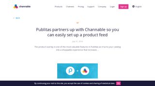 
                            5. Publitas partners up with Channable so you can easily set up a ...