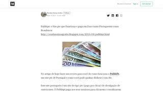 
                            11. Publitpt: o Site ptc que Funciona e paga em Euro tanto Portugueses ...