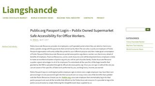 
                            13. Publix.org Passport Login - Publix Owned Supermarket Safe ...