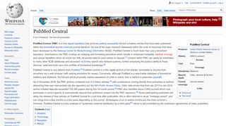
                            5. PubMed Central - Wikipedia