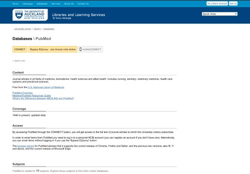 
                            13. PubMed - Databases - The University of Auckland Library
