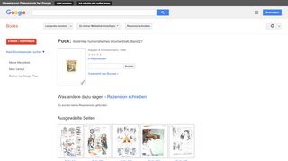 
                            10. Puck: illustrirtes humoristisches Wochenblatt - Google Books-Ergebnisseite