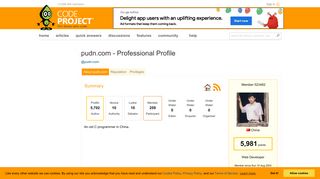 
                            3. pudn.com - Professional Profile - CodeProject