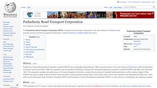 
                            9. Puducherry Road Transport Corporation - Wikipedia