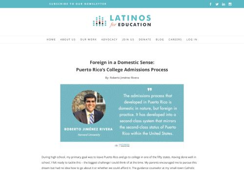 
                            9. Puerto Rico's College Admission Process - Latinos for Education